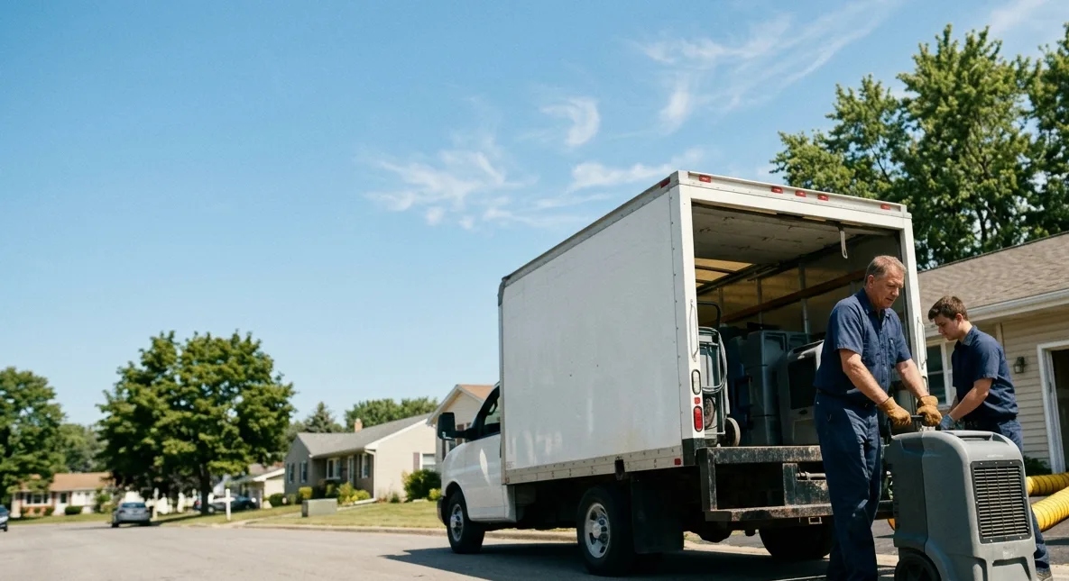 Water Damage Cleanup in Thawville, IL near me
